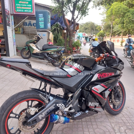 CHẾ TEM MÔ TÔ R175 THEO YÊU CẦU