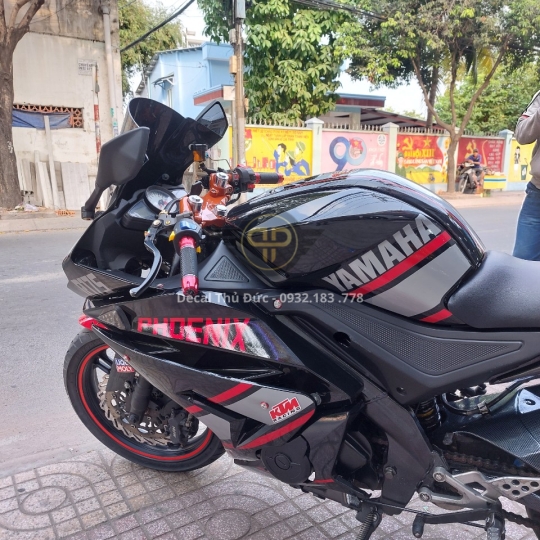 CHẾ TEM MÔ TÔ R175 THEO YÊU CẦU