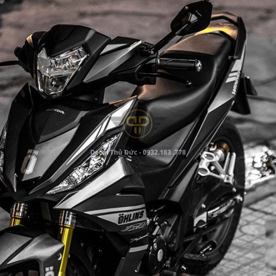 Gương xe máy 5 cạnh thân dài
