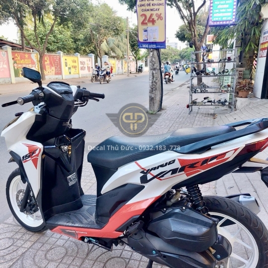 TAY THẮNG CARBON + TEM RỜI CHO VARIO