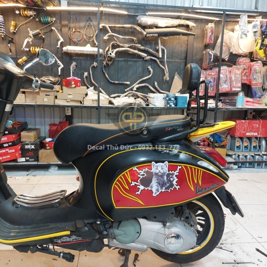Thiết Kế Tem Xe Vespa