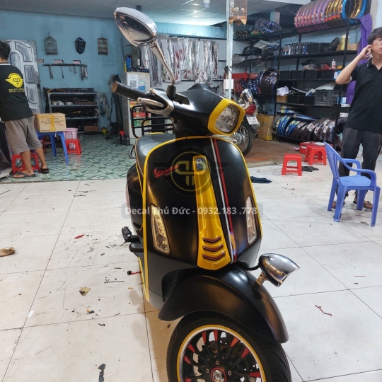 Thiết Kế Tem Xe Vespa